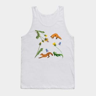 Foxes and dandelions Tank Top